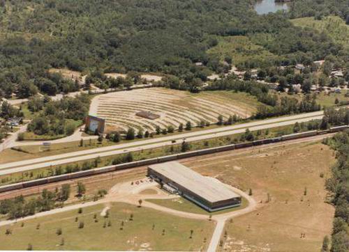 Starlite Drive-In Theatre - Aerial From Beth White (newer photo)